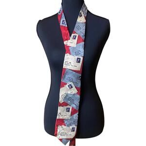Elvis Love Note Novelty 100% Silk Tie return to sender the king of rock and roll